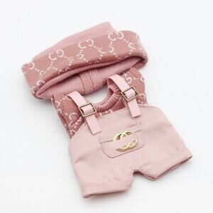 Labubu 4inch bag charm clothes outfits - GG logo - 062339